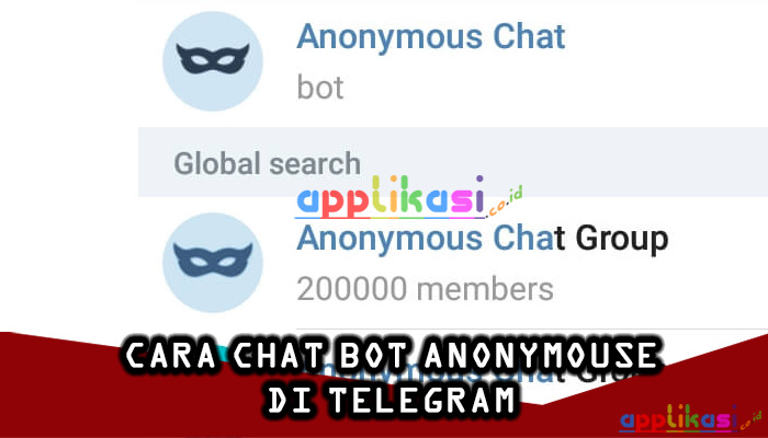 Cara Chat Anonymous di Telegram Bot